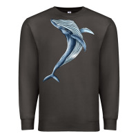 Smoke humpback whale jumping Premium Sweatshirt - BarkalooDesign