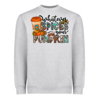 Heather Grey whatever spices your pumpkin Heavyweight Sweatshirt - CowhideDigitalArt