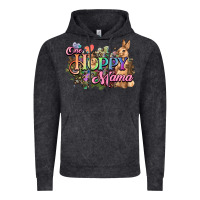Vintage Black One hoppy mama easter day Vintage Hoodie - HowdyJamesFarm