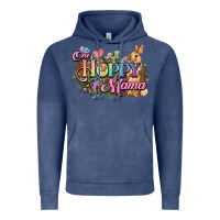 Vintage Denim One hoppy mama easter day Vintage Hoodie - HowdyJamesFarm