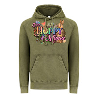 Vintage Olive One hoppy mama easter day Vintage Hoodie - HowdyJamesFarm
