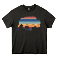 Asphalt Aztec Bison Silhouette Heavy Core Tee - Bettercallsaul