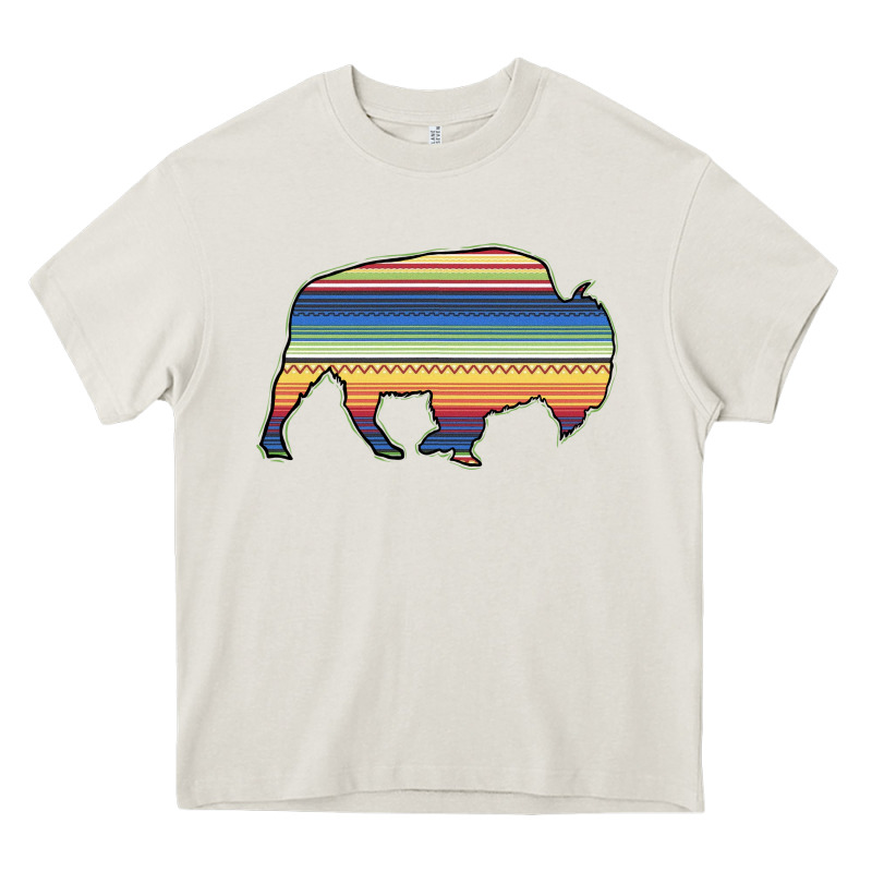 Aztec Bison Silhouette Heavy Core Tee by Bettercallsaul | Teevron