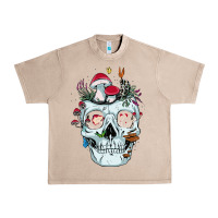 French Oak halloween skull collector mushrooms flowers and butterflies sweatshirt Urban Heavy Tee - trangStudio