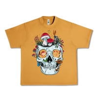Peanut Butter halloween skull collector mushrooms flowers and butterflies sweatshirt Urban Heavy Tee - trangStudio