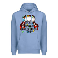 Colony Blue this is my Christmas movie watching Premium Hoodie - Jasminsmagicworld