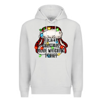 Dove Grey this is my Christmas movie watching Premium Hoodie - Jasminsmagicworld