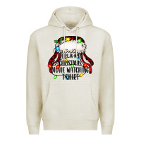 Oatmeal Heather this is my Christmas movie watching Premium Hoodie - Jasminsmagicworld