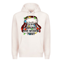 Pale Pink this is my Christmas movie watching Premium Hoodie - Jasminsmagicworld