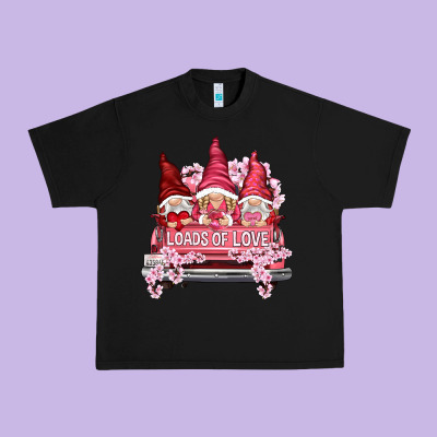 Loads Of Love With Flowers Valentine's Day Urban Heavy Tee Designed By Howdyjamesfarm