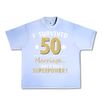 Grape Ice 50 years of marriage superpower 50th wedding anniversary Urban Heavy Tee - trangStudio