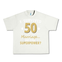 Pistachio 50 years of marriage superpower 50th wedding anniversary Urban Heavy Tee - trangStudio
