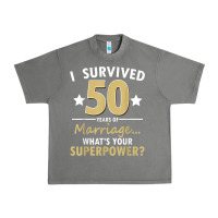 Tornado 50 years of marriage superpower 50th wedding anniversary Urban Heavy Tee - trangStudio