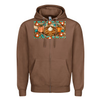Chestnut pumpkin pie Zipper Hoodie - Artiststas
