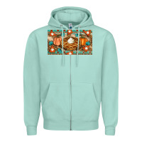 Seafoam pumpkin pie Zipper Hoodie - Artiststas