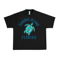 Black sanibel island beach design  sea turtle illustration gift pullover hoo Urban Heavy Tee - trangStudio