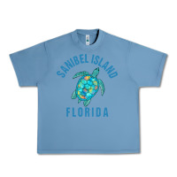 Pebble Blue sanibel island beach design  sea turtle illustration gift pullover hoo Urban Heavy Tee - trangStudio