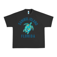 Pigment Black sanibel island beach design  sea turtle illustration gift pullover hoo Urban Heavy Tee - trangStudio