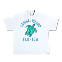 White sanibel island beach design  sea turtle illustration gift pullover hoo Urban Heavy Tee - trangStudio