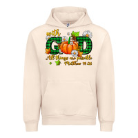 Sandshell with god all things are possible Urban Hoodie - AdoDesignShop