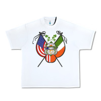 White Ancient Order of Hibernians Premium Urban Heavy Tee - trangStudio
