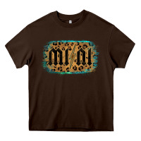 Chocolate Brown Leopard Patterned Mini Tried Heavy Core Tee - Bettercallsaul