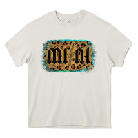 Cream Leopard Patterned Mini Tried Heavy Core Tee - Bettercallsaul