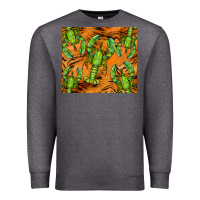 Charcoal Heather lobster tumbler Premium Sweatshirt - BarkalooDesign