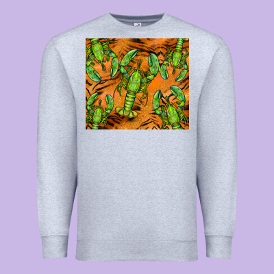Lobster Tumbler Premium Sweatshirt Designed By Barkaloodesign