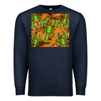 Navy lobster tumbler Premium Sweatshirt - BarkalooDesign
