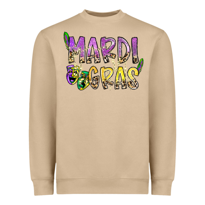 Mardi Gras Heavyweight Sweatshirt by SublimationCraftShop | Teevron
