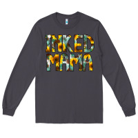 Smoke Inked Mama Flowers Long Sleeve Tee - CowCowDesign