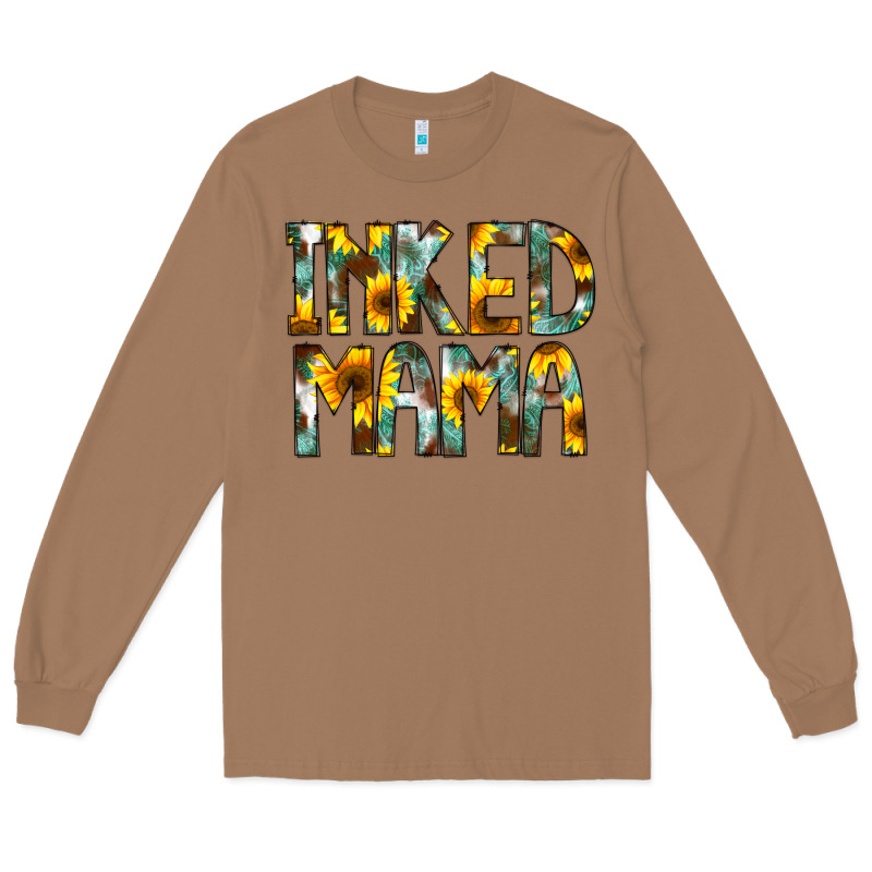 Inked Mama Flowers Long Sleeve Tee by CowCowDesign | Teevron