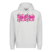 Dove Grey XOXO Valentines Premium Hoodie - CowhideDigitalArt