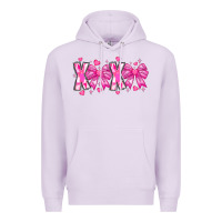Lilac XOXO Valentines Premium Hoodie - CowhideDigitalArt