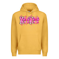 Mustard XOXO Valentines Premium Hoodie - CowhideDigitalArt