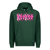 Sports Green XOXO Valentines Premium Hoodie - CowhideDigitalArt