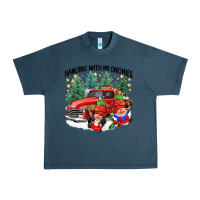 Midnight Navy hanging with my gnomies Urban Heavy Tee - CowGirlArtShop