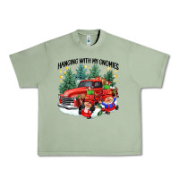 Oil Green hanging with my gnomies Urban Heavy Tee - CowGirlArtShop