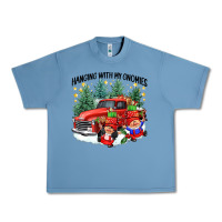 Pebble Blue hanging with my gnomies Urban Heavy Tee - CowGirlArtShop