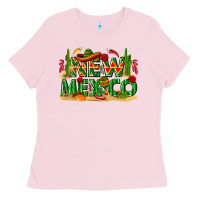 Bubblegum Pink New Mexico Ladies Tee - texasbilliewilder