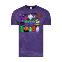 Cloud Purple boo halloween Vintage Tee - CowGirlArtShop