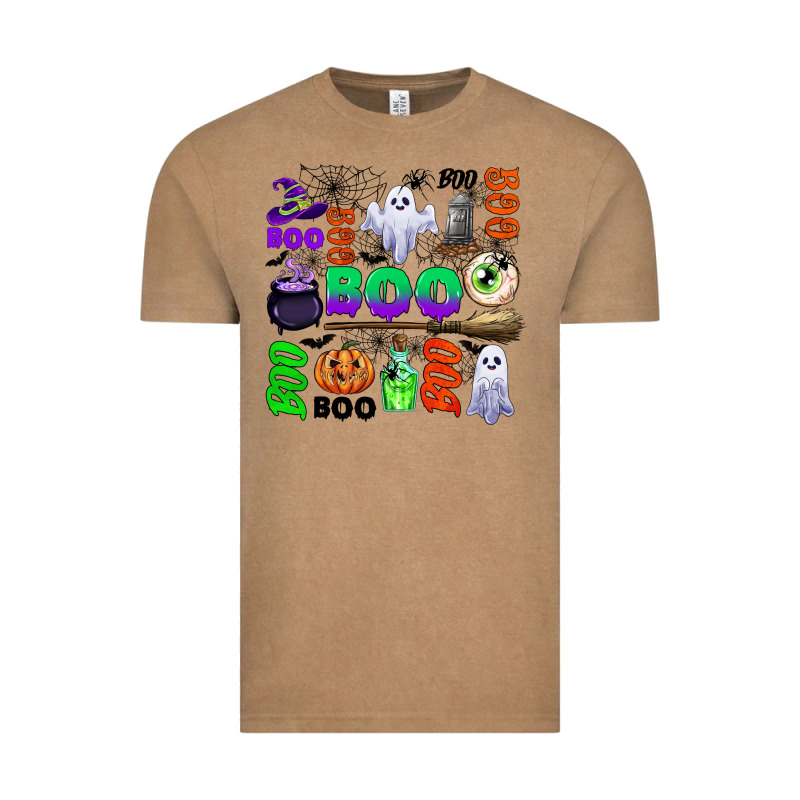 Boo Halloween Vintage Tee by CowGirlArtShop | Teevron
