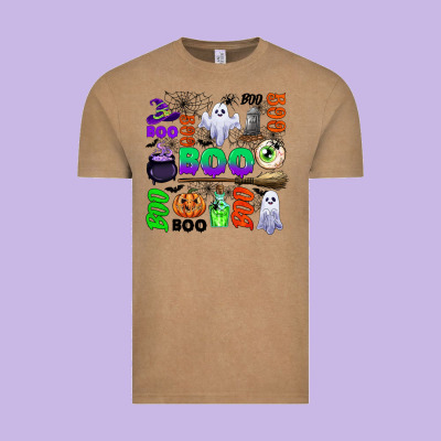 Boo Halloween Vintage Tee Designed By Cowgirlartshop