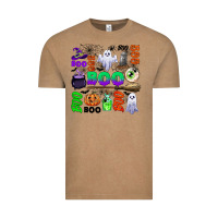 Vintage Coffee boo halloween Vintage Tee - CowGirlArtShop