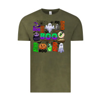 Vintage Olive boo halloween Vintage Tee - CowGirlArtShop