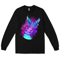 Black mermaid Long Sleeve Tee - Jasminsmagicworld