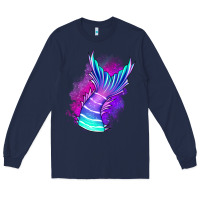 Navy mermaid Long Sleeve Tee - Jasminsmagicworld