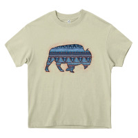 Mossy Bison Silhouette Blue Aztec Heavy Core Tee - Bettercallsaul
