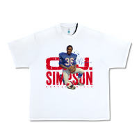 White O.J. Simpson Urban Heavy Tee - trangStudio